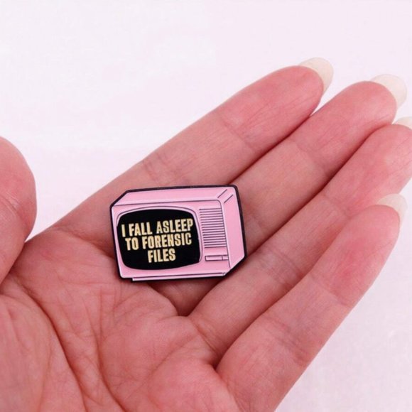 💚 2 for $20 💚 Forensic Files - True Crime / Murderino Novelty Enamel Pin - Picture 4 of 7